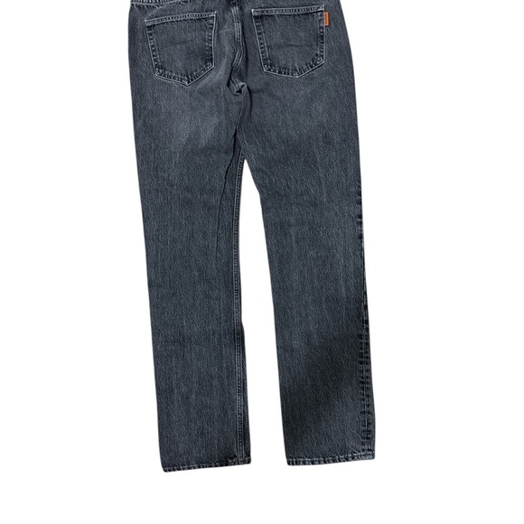 Men's Black Distressed Jeans slim - Picture 2 of 4